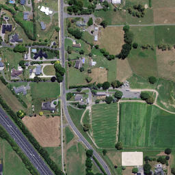 Satellite imagery of cairn, NZ