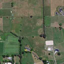 Satellite imagery of cairn, NZ