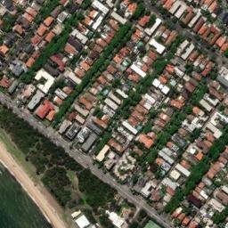 Satellite imagery of Point Ormond Lookout, AU