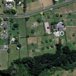 Satellite imagery of cairn, NZ