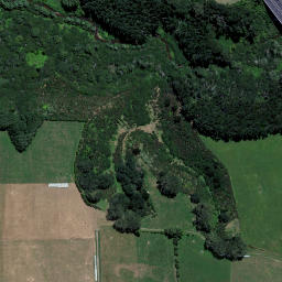 Satellite imagery of cairn, NZ