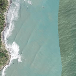 Satellite imagery of Koutuamoa Point, NZ