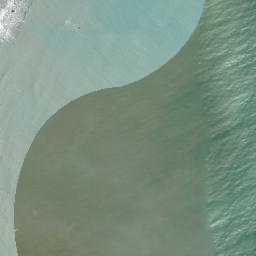 Satellite imagery of Koutuamoa Point, NZ