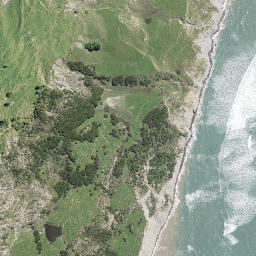 Satellite imagery of Kaimoho Point, NZ