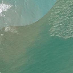 Satellite imagery of Kaimoho Point, NZ