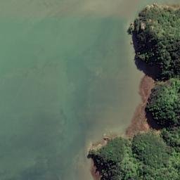 Satellite imagery of Te Ruangarara Point, NZ