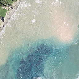 Satellite imagery of Matahau Point, NZ