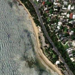 Satellite imagery of Ricketts Point, AU
