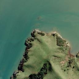 Satellite imagery of Ohau Point, NZ