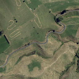Satellite imagery of Alexandra Redoubt, NZ