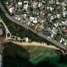 Satellite imagery of Ricketts Point, AU
