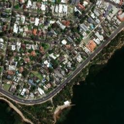Satellite imagery of Cable Rock Point, AU