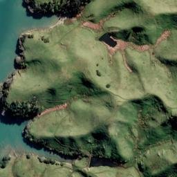 Satellite imagery of Ohau Point, NZ