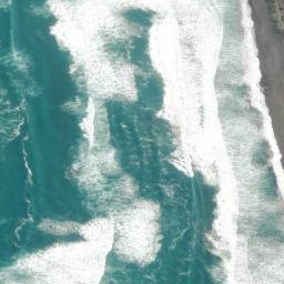 Satellite imagery of Potahi Point, NZ