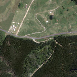 Satellite imagery of Potangatanga Point, NZ