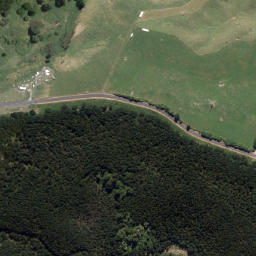 Satellite imagery of Potangatanga Point, NZ