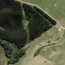Satellite imagery of Potangatanga Point, NZ