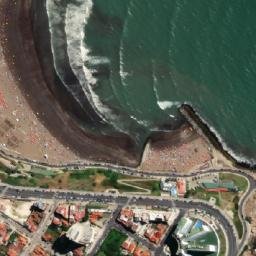 Satellite imagery of Cabo Corrientes, AR