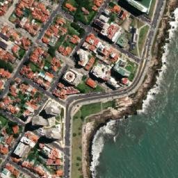 Satellite imagery of Cabo Corrientes, AR