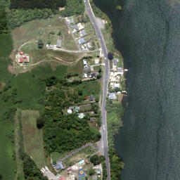 Satellite imagery of Te Akau Point, NZ