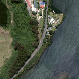 Satellite imagery of Te Akau Point, NZ