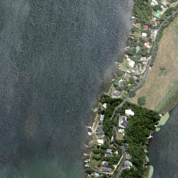 Satellite imagery of Kuharua Point, NZ