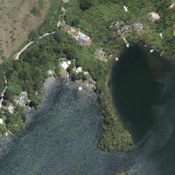 Satellite imagery of Potangotango Point, NZ