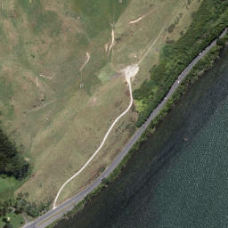 Satellite imagery of Te Akau Point, NZ