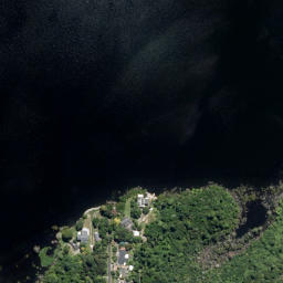 Satellite imagery of Te Ahau Point, NZ