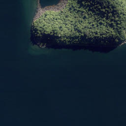 Satellite imagery of Otumarokura Point, NZ