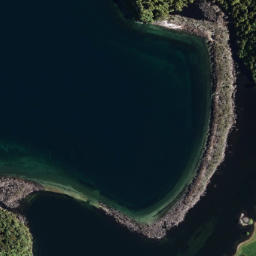 Satellite imagery of Patarata Point, NZ