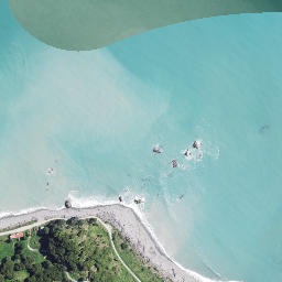 Satellite imagery of Pokurakura Point, NZ