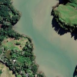 Satellite imagery of Puti Point, NZ