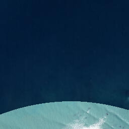 Satellite imagery of Koutunui Head, NZ