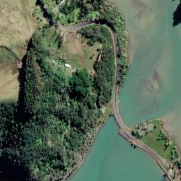 Satellite imagery of Puti Point, NZ
