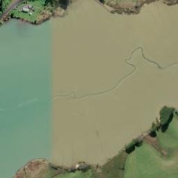 Satellite imagery of Te Kaapi Point, NZ