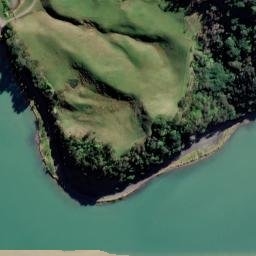 Satellite imagery of Puti Point, NZ