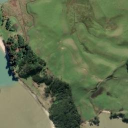 Satellite imagery of Te Kaapi Point, NZ