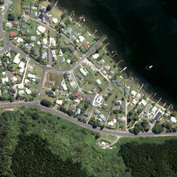 Satellite imagery of Tuarae Point, NZ