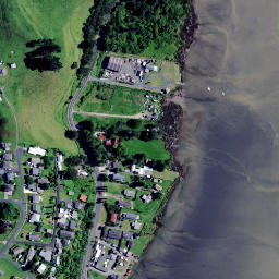 Satellite imagery of Te Puru Point, NZ