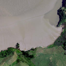 Satellite imagery of Taupopoki Point, NZ