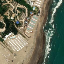 Satellite imagery of Punta Mogotes, AR