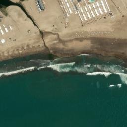 Satellite imagery of Punta Mogotes, AR