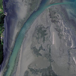 Satellite imagery of Wharetanu Point, NZ