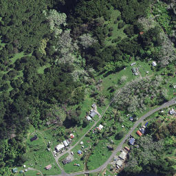 Satellite imagery of Koutunui Point, NZ