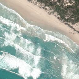 Satellite imagery of Noble Rocks, AU