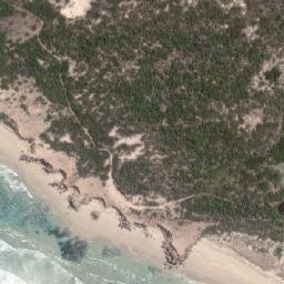 Satellite imagery of Noble Rocks, AU