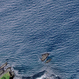 Satellite imagery of Kaiate Point, NZ