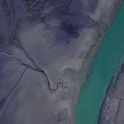 Satellite imagery of Kowhai Point, NZ