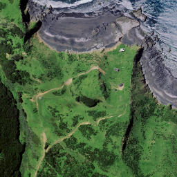 Satellite imagery of Kaiate Point, NZ